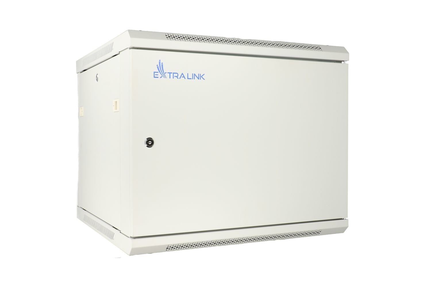 Extralink 9U 600x450 ASP Szara | Szafa rack | montowana na ścianie, drzwi blaszane pełne