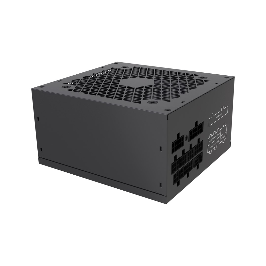 GEMBIRD ZASILACZ KOMPUTEROWY FORNAX POWER 750W 80+ GOLD ATX, 750W, AKTYWNE PFC, 12CM WENTYLATOR