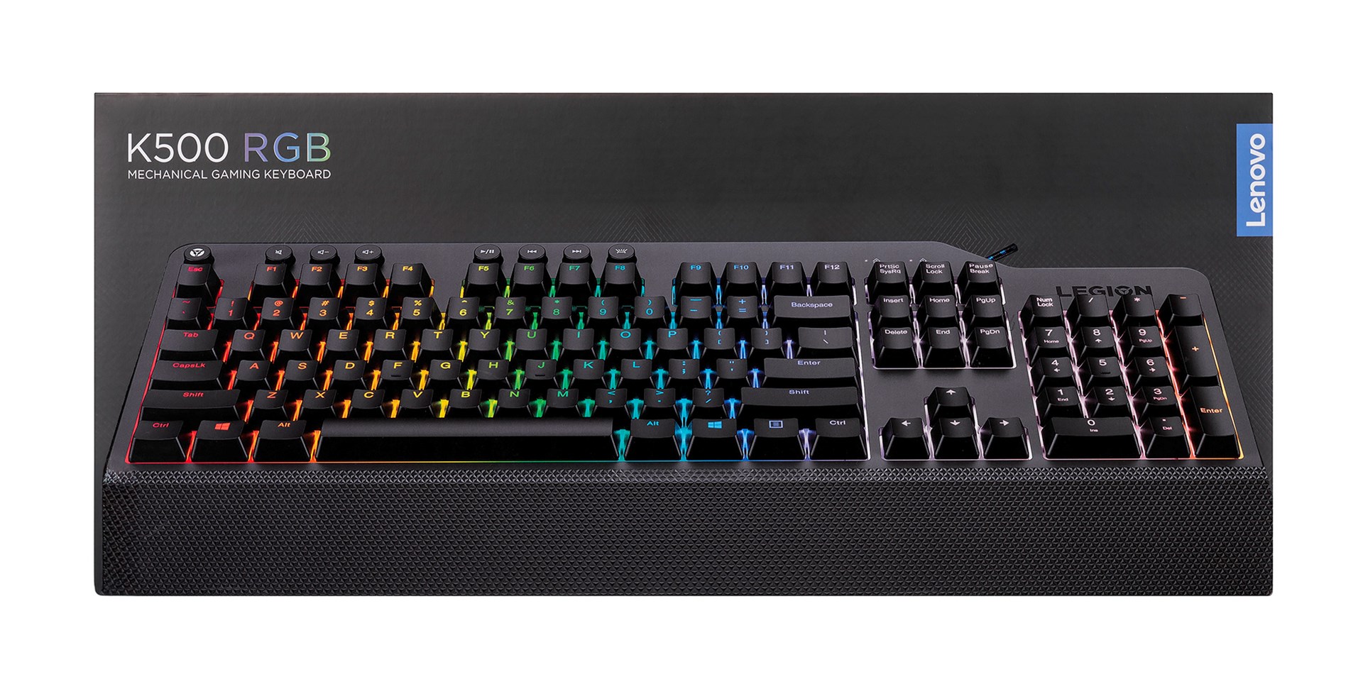 Klawiatura Lenovo Legion K500 RGB Gaming Czarna
