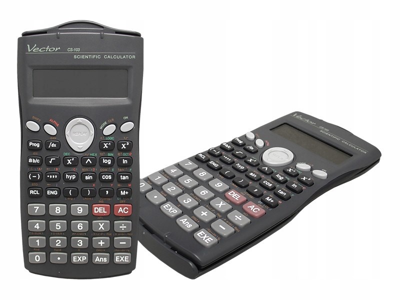 Vector Kalkulator naukowy KAV CS-103, 279 funkcji, 80x170mm, czarny