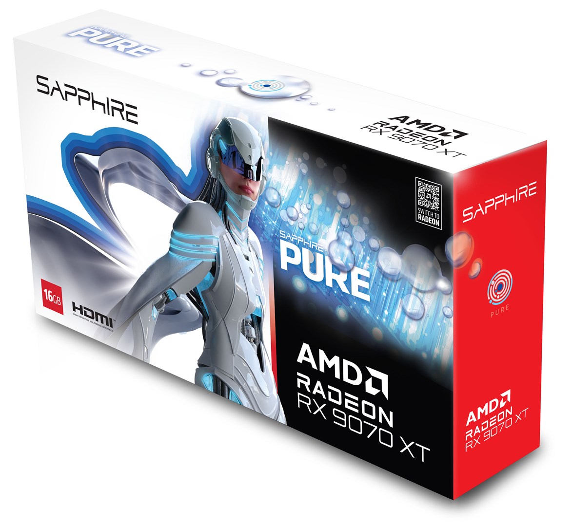 Karta graf. SAPPHIRE PURE RX 9070 XT GAMING OC 16GB