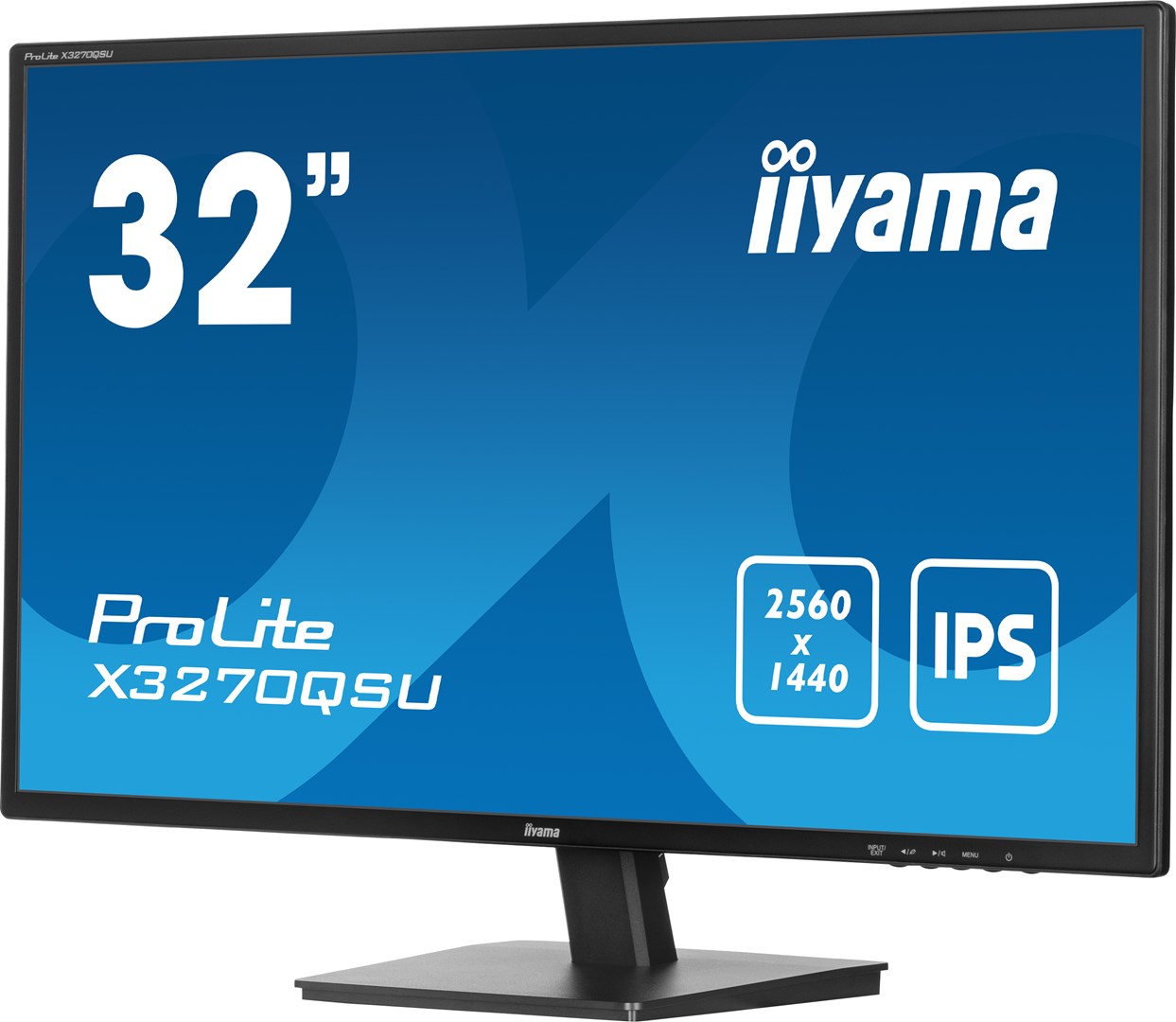 iiyama ProLite X3270QSU-B1 monitor komputerowy 81,3 cm (32") 2560 x 1440 px Wide Quad HD LED Czarny