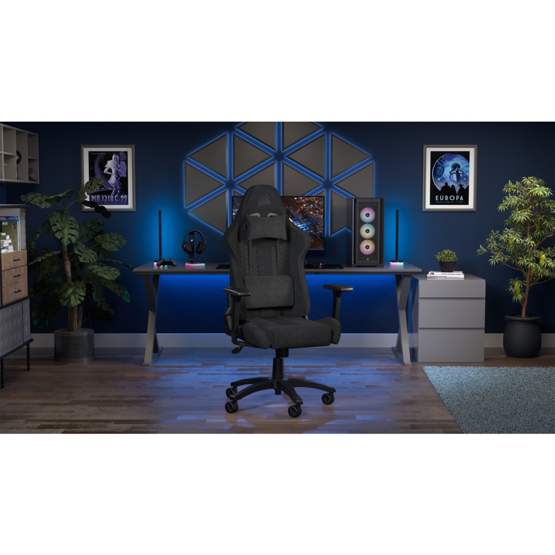 Corsair Gaming Tc100 Relaxed Leatherette Chair Black