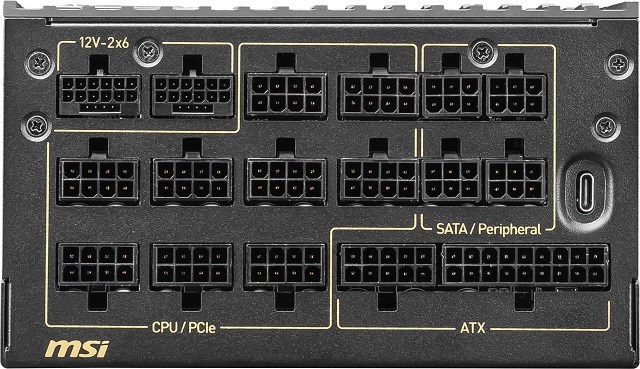 Zasilacz MSI MEG Ai1600T 1600W PCIE5 80+ Titanium ATX 3.1