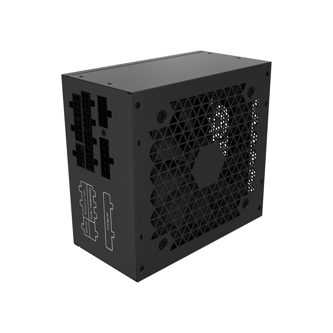 GEMBIRD ZASILACZ KOMPUTEROWY FORNAX POWER 750W 80+ GOLD ATX, 750W, AKTYWNE PFC, 12CM WENTYLATOR