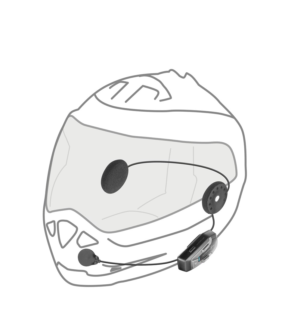 Interkom motocyklowy INTERPHONE U-COM 6R, komplet na 2 kaski