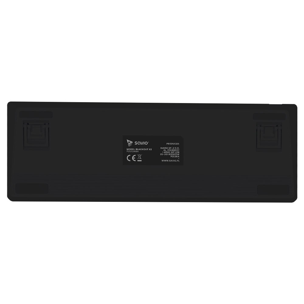 SAVIO KLAWIATURA MECHANICZNA BLACKOUT X2 OUTEMU BLUE HOT SWAP