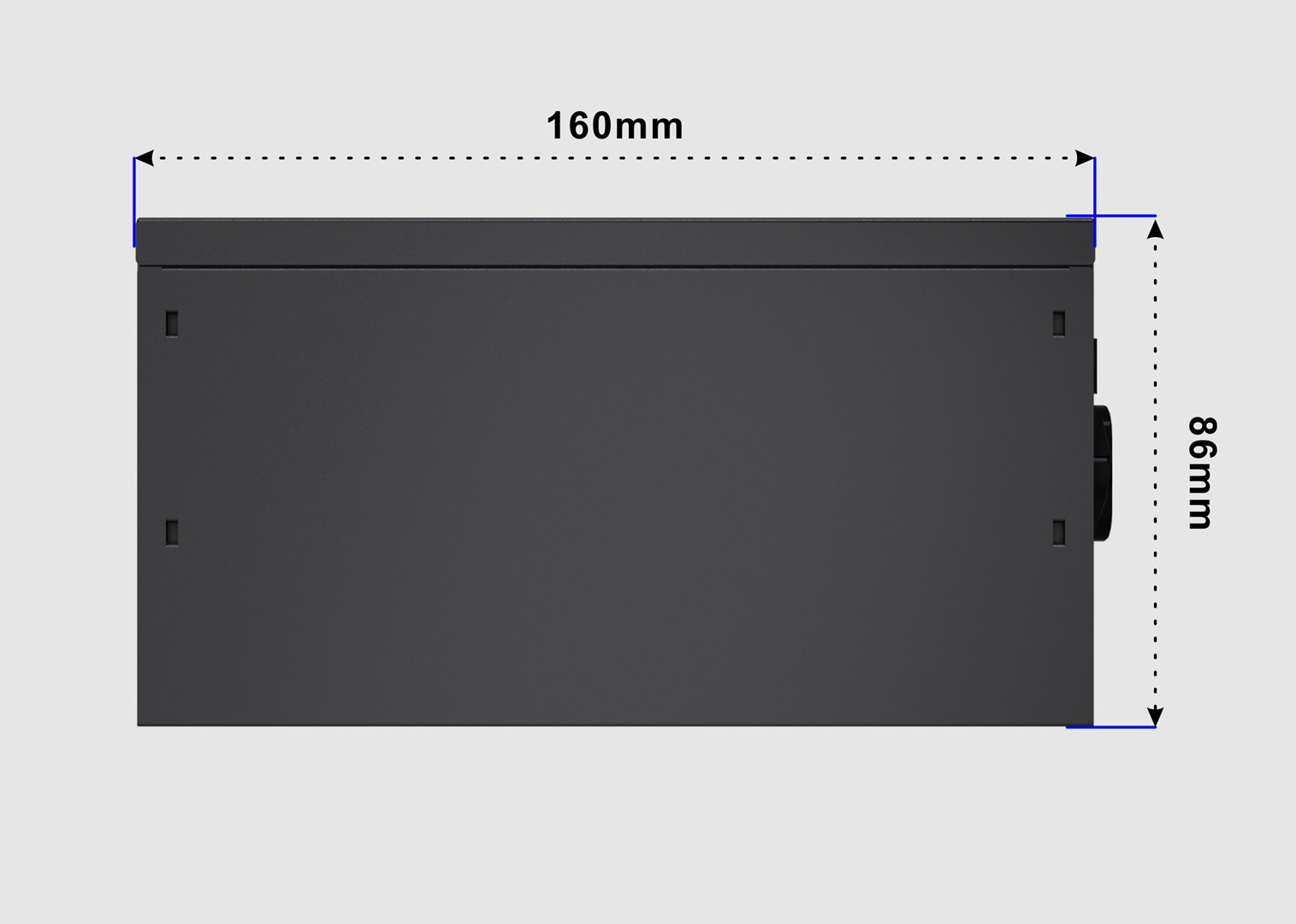 GEMBIRD ZASILACZ KOMPUTEROWY FORNAX POWER 750W 80+ GOLD ATX, 750W, AKTYWNE PFC, 12CM WENTYLATOR
